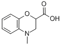 Structure of 4-methyl-3,4-dihydro-2H-1,4-benzoxazine-2-carboxylic acid