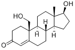 Structure of 19-HYDROXYTESTOSTERONE