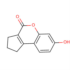 7-羟基-2,3-二氢-1H-环戊并[C]苯并吡喃-4-酮结构式