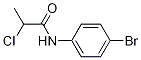 Structure of PropanaMide, N-(4-broMophenyl)-2-chloro-
