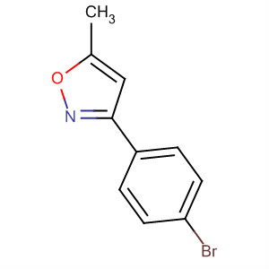 Structure of Isoxazole, 3-(4-bromophenyl)-5-methyl-