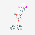 Structure of FMOC-3,5-DIIODO-D-TYROSINE