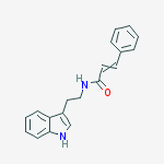Structure of N-(2-INDOL-3-YLETHYL)-3-PHENYLPROP-2-ENAMIDE