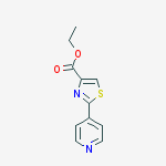Structure of Ethyl 2-pyridin-4-yl-1,3-thiazole-4-carboxylate