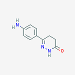 Structure of 3(2H)-Pyridazinone, 6-(4-aminophenyl)-4,5-dihydro-
