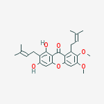 Structure of Cowaxanthone B