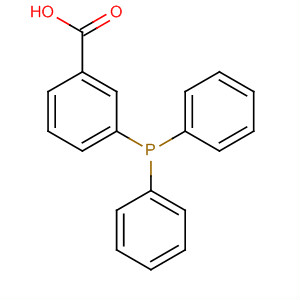Benzoic acid, 3-(diphenylphosphino)-结构式