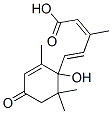 (+)-脱落酸 的化学结构式