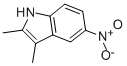 Structure of 2,3-DIMETHYL-5-NITROINDOLE