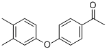 1-(4-(3,4-Dimethylphenoxy)phenyl)ethanone结构式