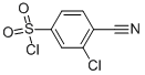 Structure of 3-Chloro-4-cyano-benzenesulfonyl chloride