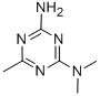 Structure of 2-AMINO-4-DIMETHYLAMINO-6-METHYL-1,3,5-TRIAZINE