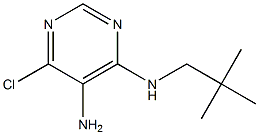 Structure of 6-Chloro-N4-(2,2-diMethyl-propyl)-pyriMidine-4,5-diaMine