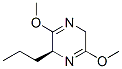 Structure of Pyrazine,2,5-dihydro-3,6-dimethoxy-2-propyl-, (2S)-