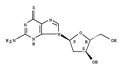 Structure of alpha-2'-deoxythioguanosine
