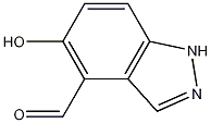 5-Hydroxy-1H-indazole-4-carbaldehyde结构式