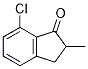 Structure of 7-chloro-2-methyl-1-indanone