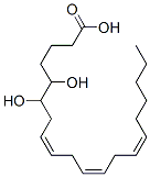 Structure of (8Z,11Z,14Z)-5,6-dihydroxyicosa-8,11,14-trienoic acid
