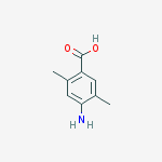 Structure of 4-amino-2,5-dimethylbenzoic acid