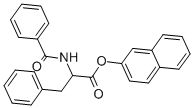 N-苯甲酰-DL-苯基丙氨酸Β-苯基酯结构式