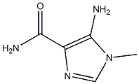 Structure of 1H-Imidazole-4-carboxamide, 5-amino-1-methyl-