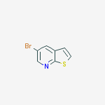 Structure of 5-bromothieno[2,3-b]pyridine