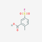 5-(fluorosulfonyl)-2-methylbenzoic acid结构式