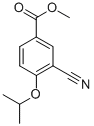 3-氰基-4-异丙氧基苯甲酸甲酯结构式