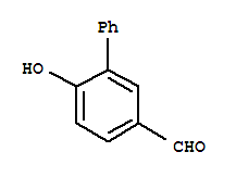 Structure of [1,1'-Biphenyl]-3-carboxaldehyde,6-hydroxy-
