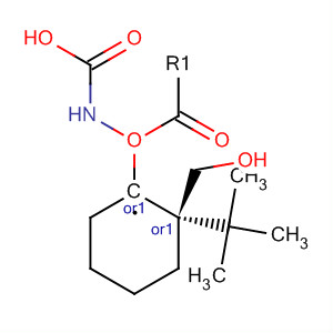 Structure of Carbamic acid, [(1R,2S)-2-(hydroxymethyl)cyclohexyl]-,1,1-dimethylethyl ester, rel-
