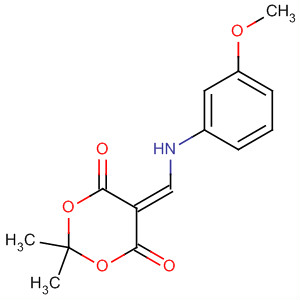 Structure of 5-[(3-MethoxyphenylaMino)Methylene]-2,2-diMethyl-1,3-dioxane-4,6-dione