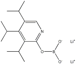 Structure of Lithium triisopropyl 2-pyridylborate