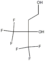 4,4,4-三氟-3-(三氟甲基)-1,3-丁二醇结构式
