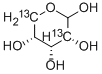 Chemical structure of D-[2,5-13C2]RIBOSE