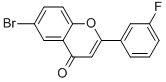 Structure of 6-BROMO-2-(3-FLUOROPHENYL)-4H-CHROMEN-4-ONE