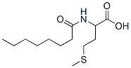 N-(1-oxooctyl)-DL-methionine结构式