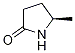 Structure of 2-Pyrrolidinone, 5-methyl-, (R)-