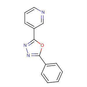 Structure of Pyridine, 3-(5-phenyl-1,3,4-oxadiazol-2-yl)-