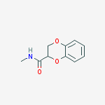 N-methyl-2,3-dihydro-1,4-benzodioxine-2-carboxamide结构式