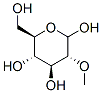 Structure of D-Glucopyranose, 2-O-methyl-