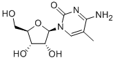 Structure of 5-METHYLCYTIDINE