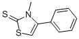 Structure of 3-METHYL-4-PHENYLTHIAZOLINE-2-THIONE