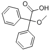 diphenylmethoxyacetic acid结构式