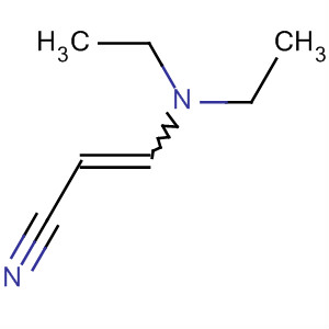 Structure of 2-Propenenitrile, 3-(diethylamino)-