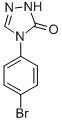 Structure of 4-(4-BROMOPHENYL)-2,4-DIHYDRO-3H-1,2,4-TRIAZOL-3-ONE