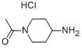 Structure of 1-(4-AMINO-PIPERIDIN-1-YL)-ETHANONE HCL