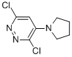 Structure of 3,6-dichloro-4-(1-pyrrolidinyl)Pyridazine