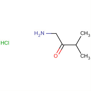 Structure of 2-Butanone, 1-amino-3-methyl-, hydrochloride