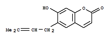Structure of 7-demethylsuberosin