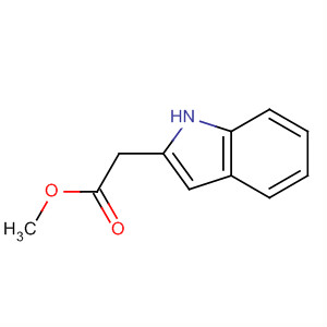 1H-Indole-2-acetic acid, methyl ester结构式